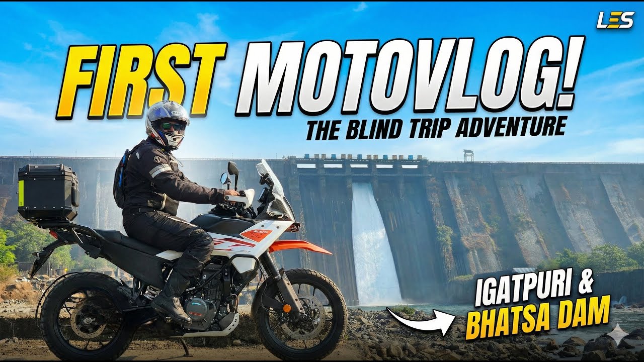 I said YES without knowing the location... | First Motovlog on KTM 390X | Igatpuri & Bhatsa Dam