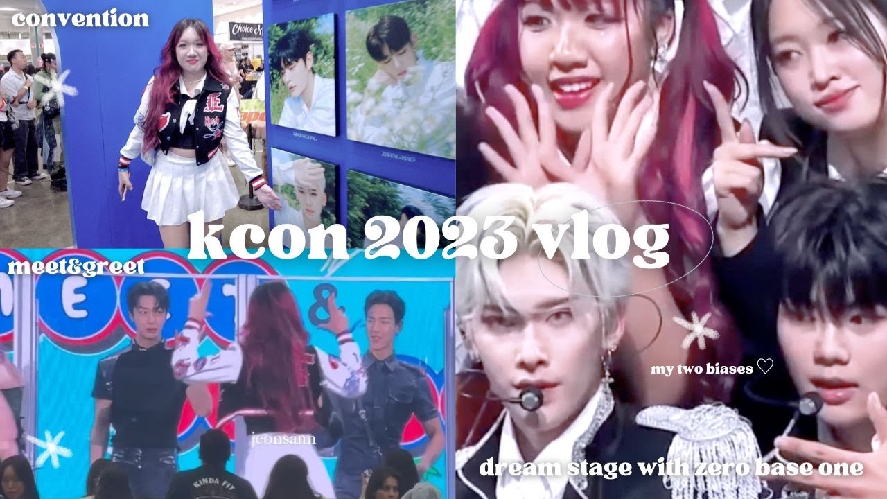 [VLOG] KCON 2023 (my dream stage with zerobaseone experience 🤍)