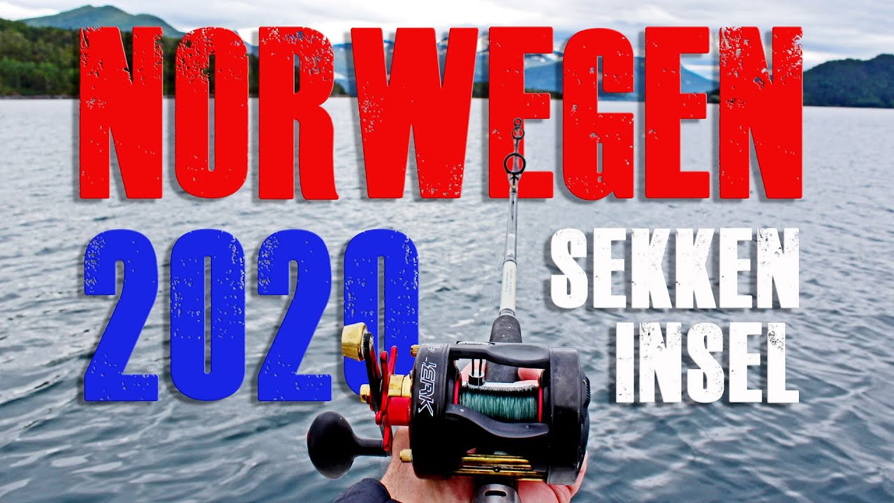 Angeln in Norwegen an der Insel Sekken.