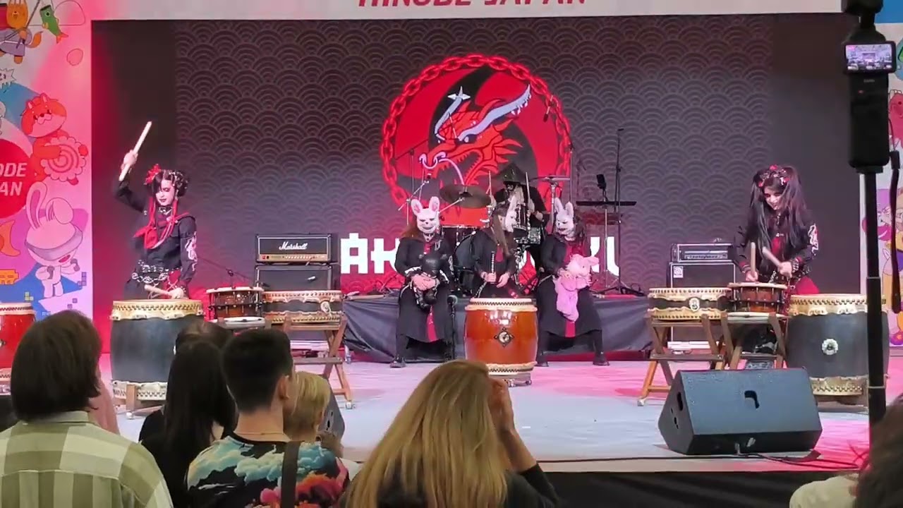 выступление Akatsuki drums part 4 на Hinode Japan 2025