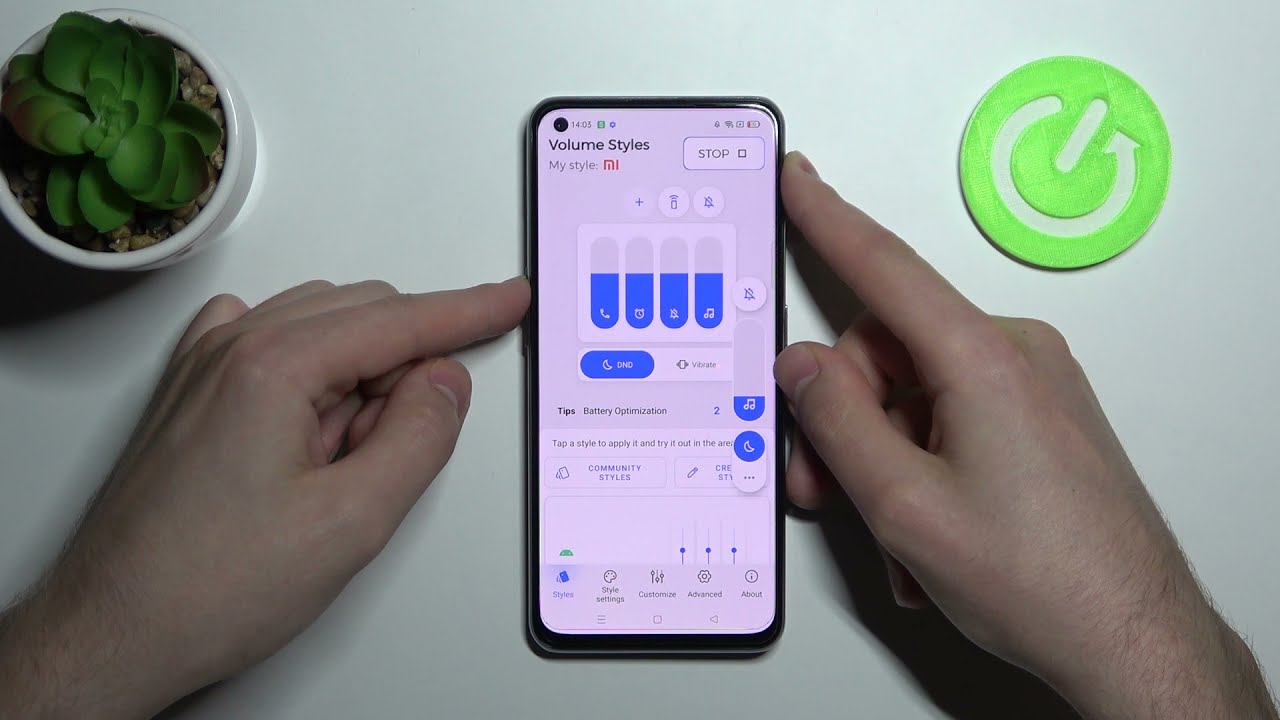 How to Customize Volume Panels in Realme GT?