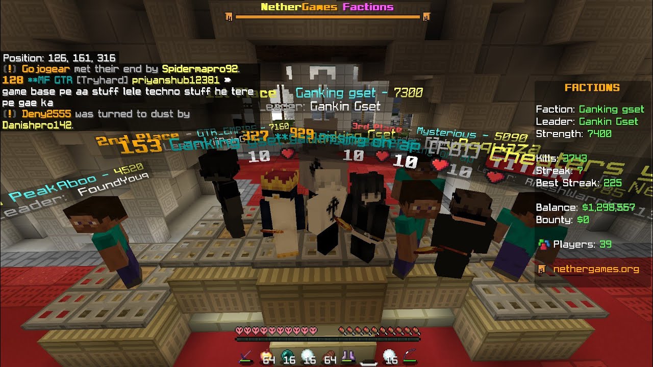 Bullying Lincoln and Zxqrify, Woria #1 || Nethergames Factions || Watch in 2k