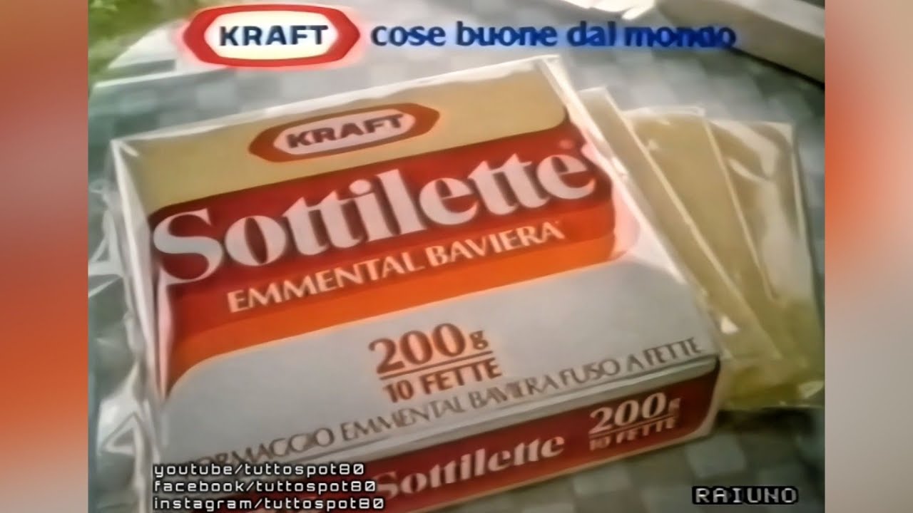 Spot - SOTTILETTE KRAFT - 1987 😋 (HD)