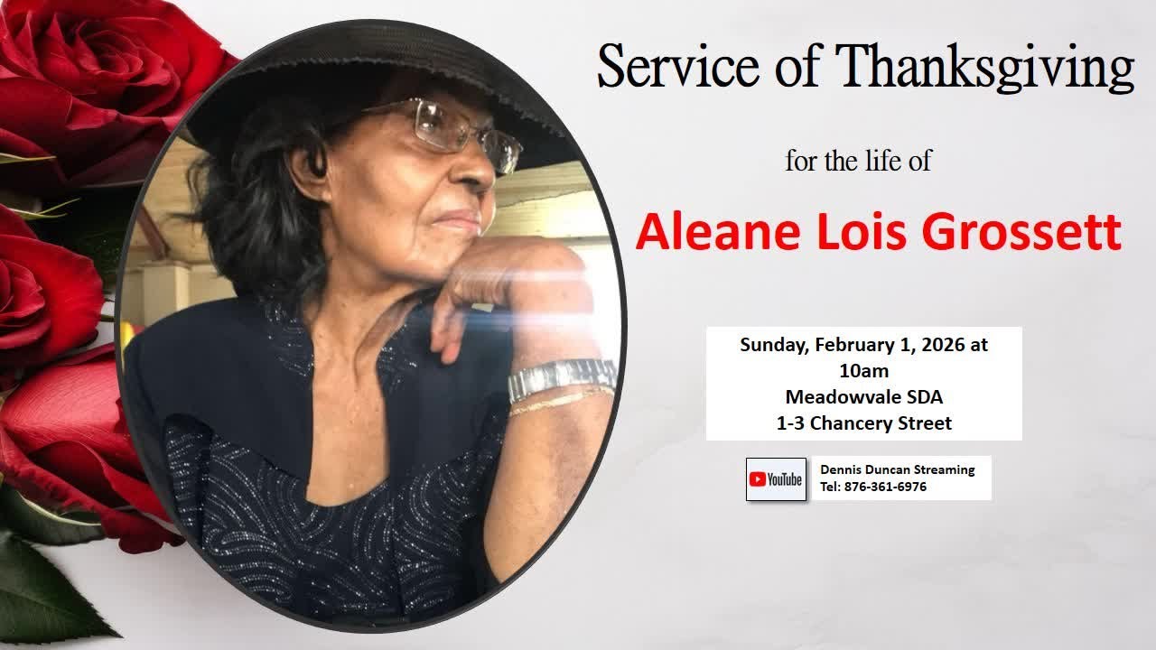 Service of Thanksgiving for the Life of Aleane Lois Grossett