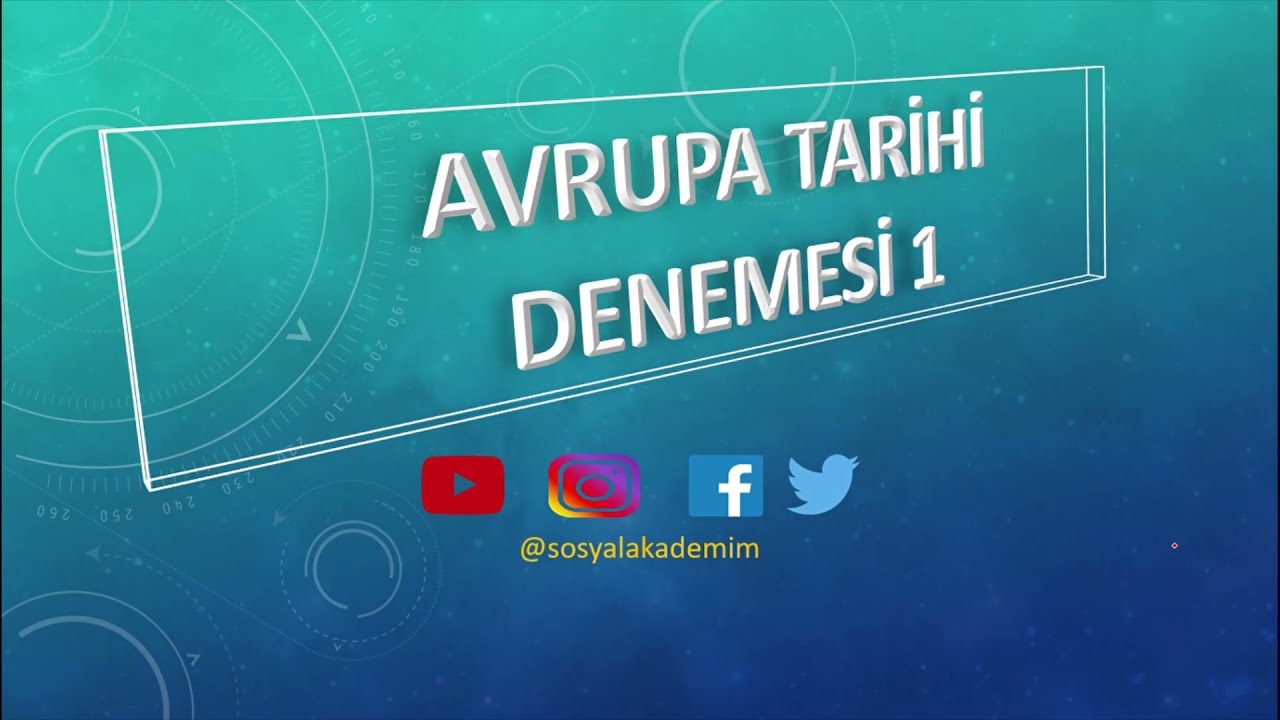 2022 AVRUPA TARİHİ SORU ÇÖZÜMÜ!!! Sınavda En Çok Sorunun Geldiği Konu  (Artı 5 Net)