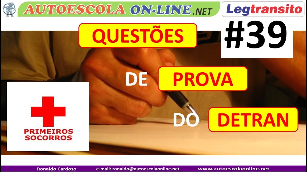 Questões de Prova e Revisão - PRIMEIROS SOCORROS