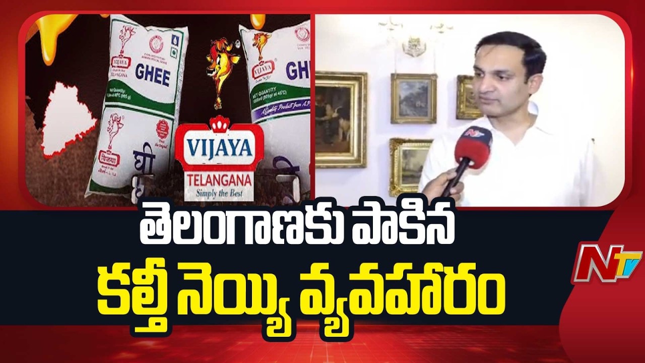 Vijaya Ghee Adulteration Allegations : ఏపీ, తెలంగాణ డైయిరీ పెడరేషన్ల మధ్య ఆరోపణలు | NTV