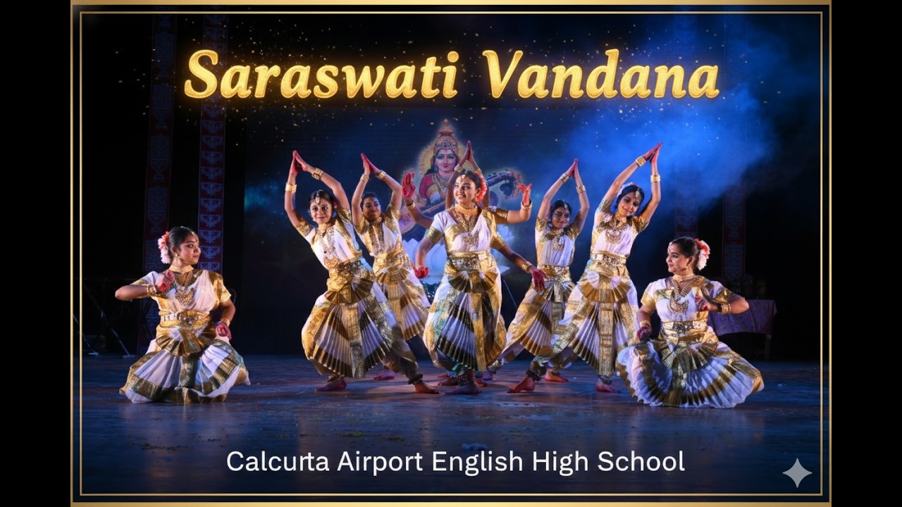 ✨ Saraswati Vandana: Invoking the Goddess of Wisdom | Opening Dance| Annual Function 2025|| CAEHS