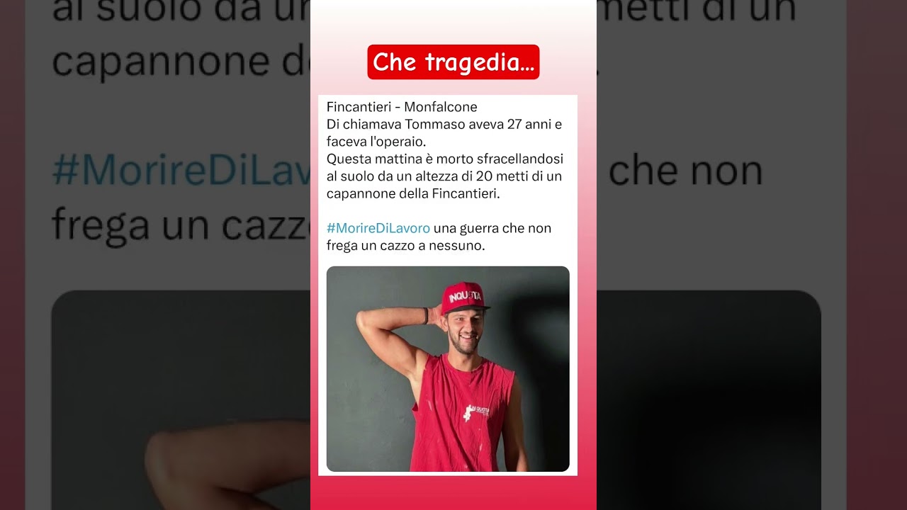 Riposa in pace Tommaso. 😪🙏
