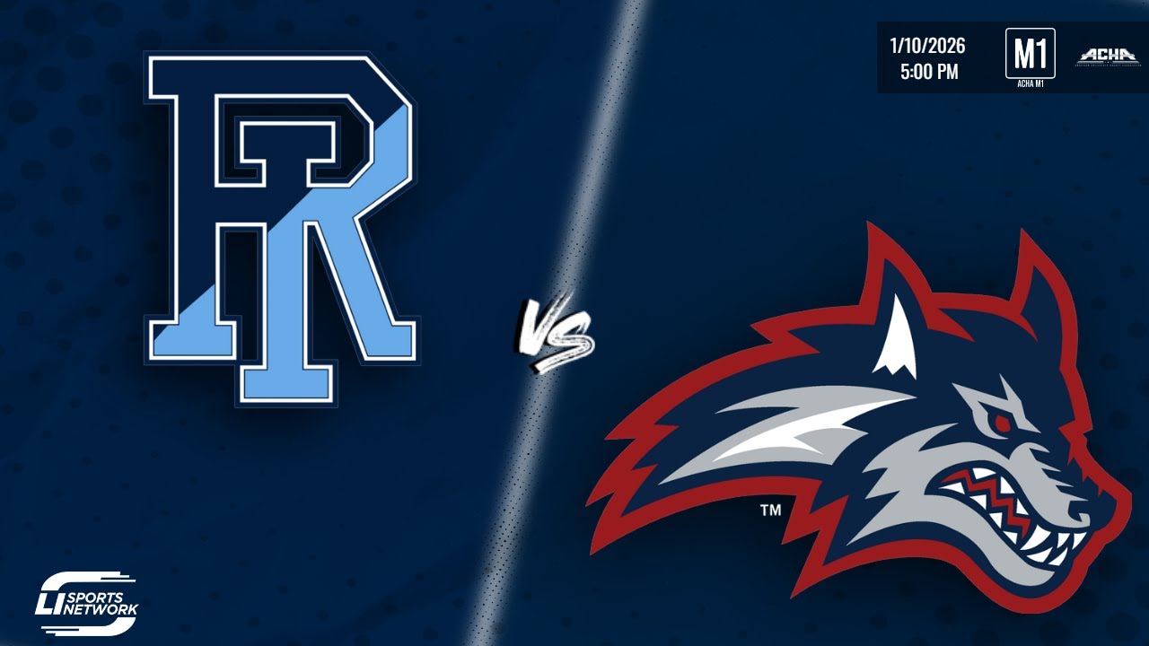 ACHA M1 Ice Hockey | University of Rhode Island vs Stony Brook University (M1)