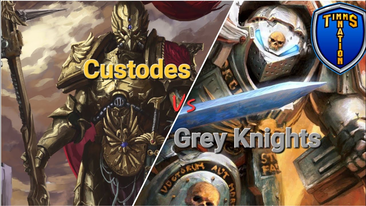 Wednesday Warhammer Silver Vs Gold! Custodes & Grey Knights!