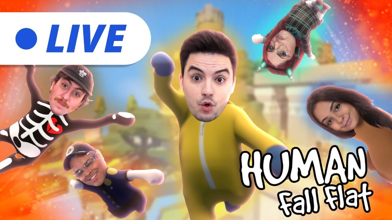 VAMOS DE NOVO PARA A AVENTURA HUMAN FALL FLAT! #2 [+12]