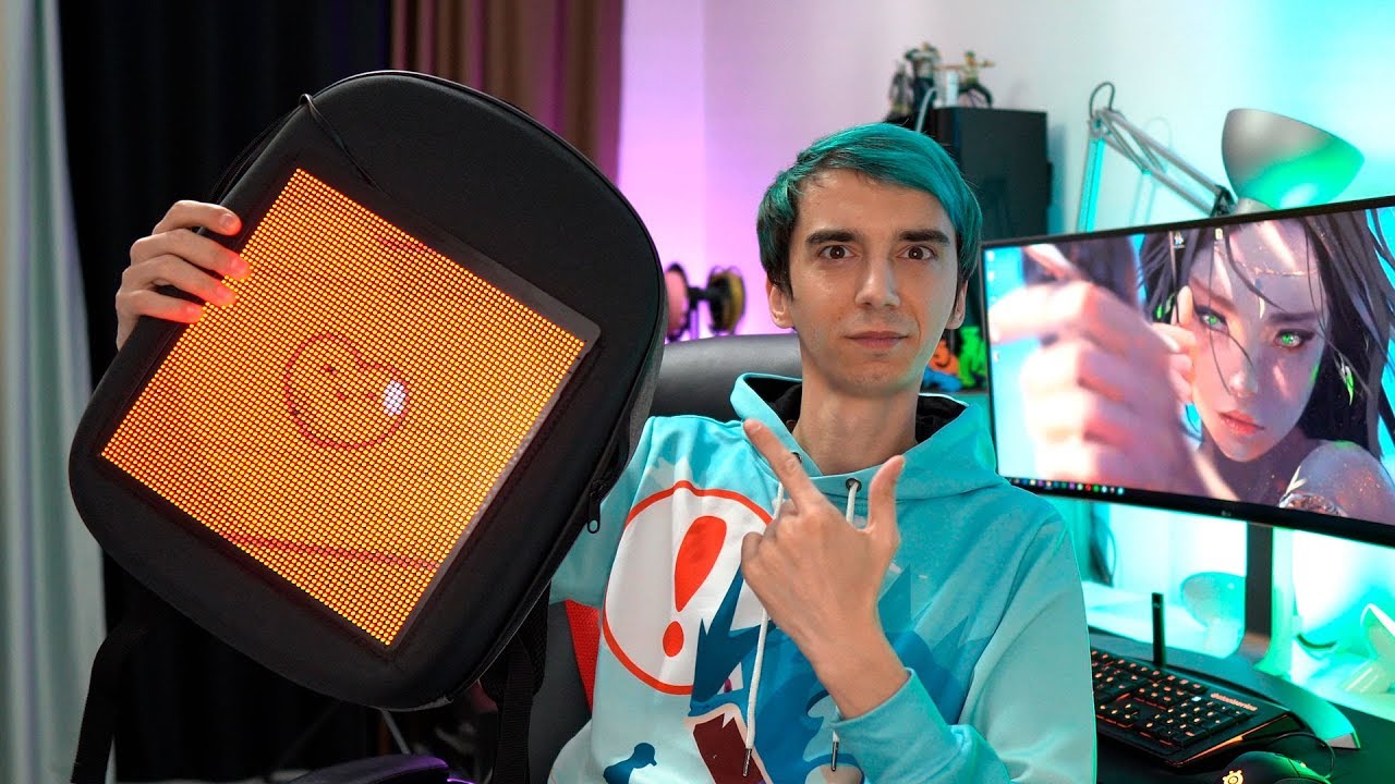 En Havalı Sırt Çantası - Üstünde Ekran Var!