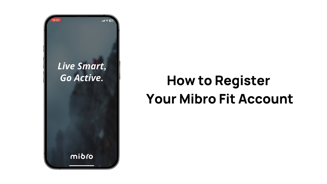 Как зарегистрировать свою учетную запись Mibro Fit
