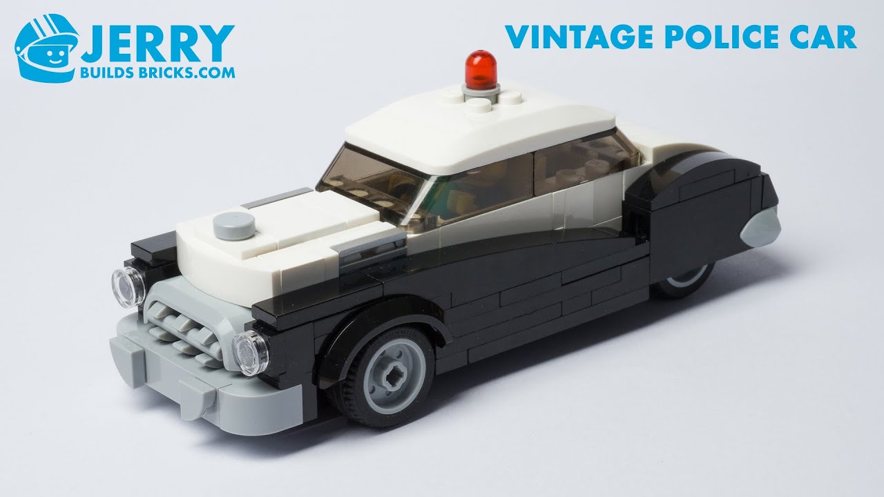 LEGO Vintage Police Car instructions (MOC #112)