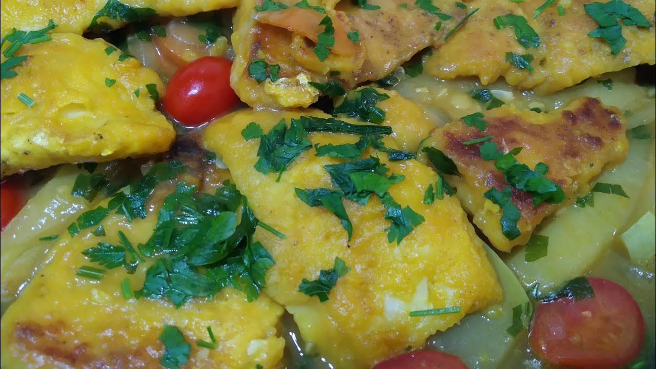 Filé de peixe com legumes. De Solange Silva.