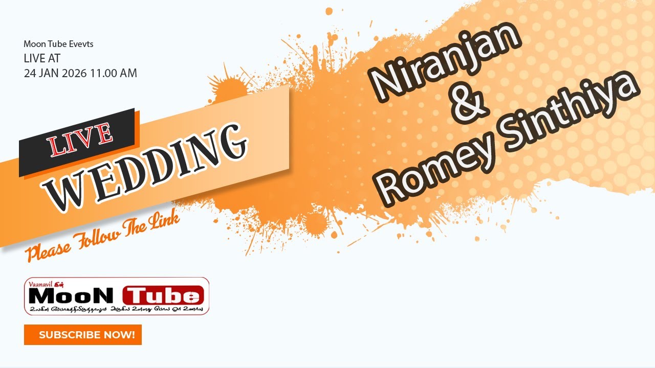 Wedding Live  Niranjan & Romey Sinthiya -  24.01.2026