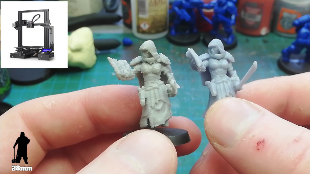 Comparatif FDM et SLA pour la figurine ! Impression 3D