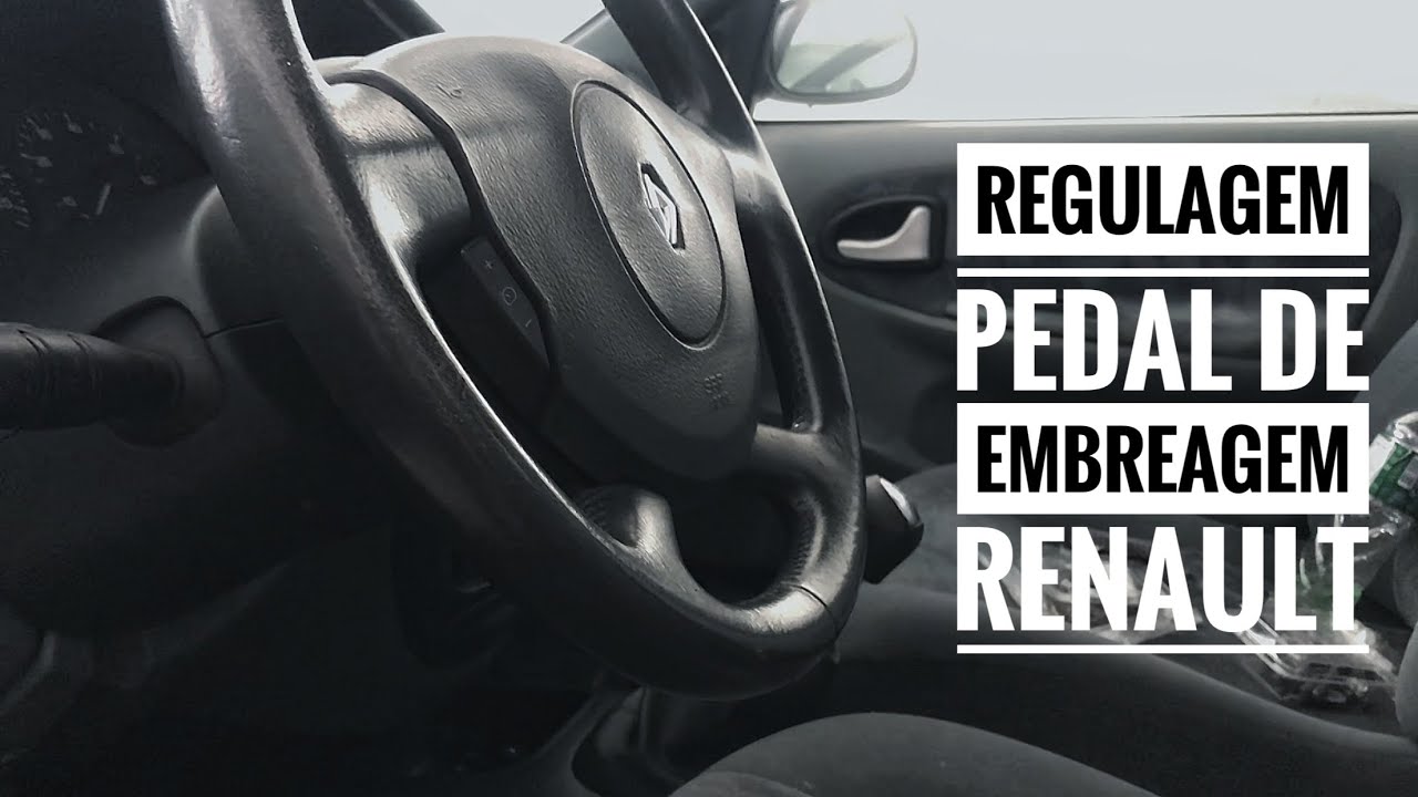 Como regular pedal de embreagem Renault Megane, Scenic, Clio, Logan, Sandero, Laguna. EasyCarro®