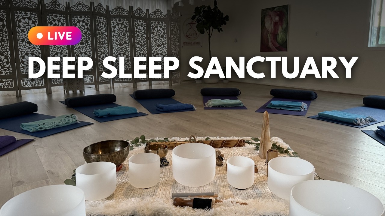 LIVE Deep Sleep Sanctuary Sound Bath Meditation