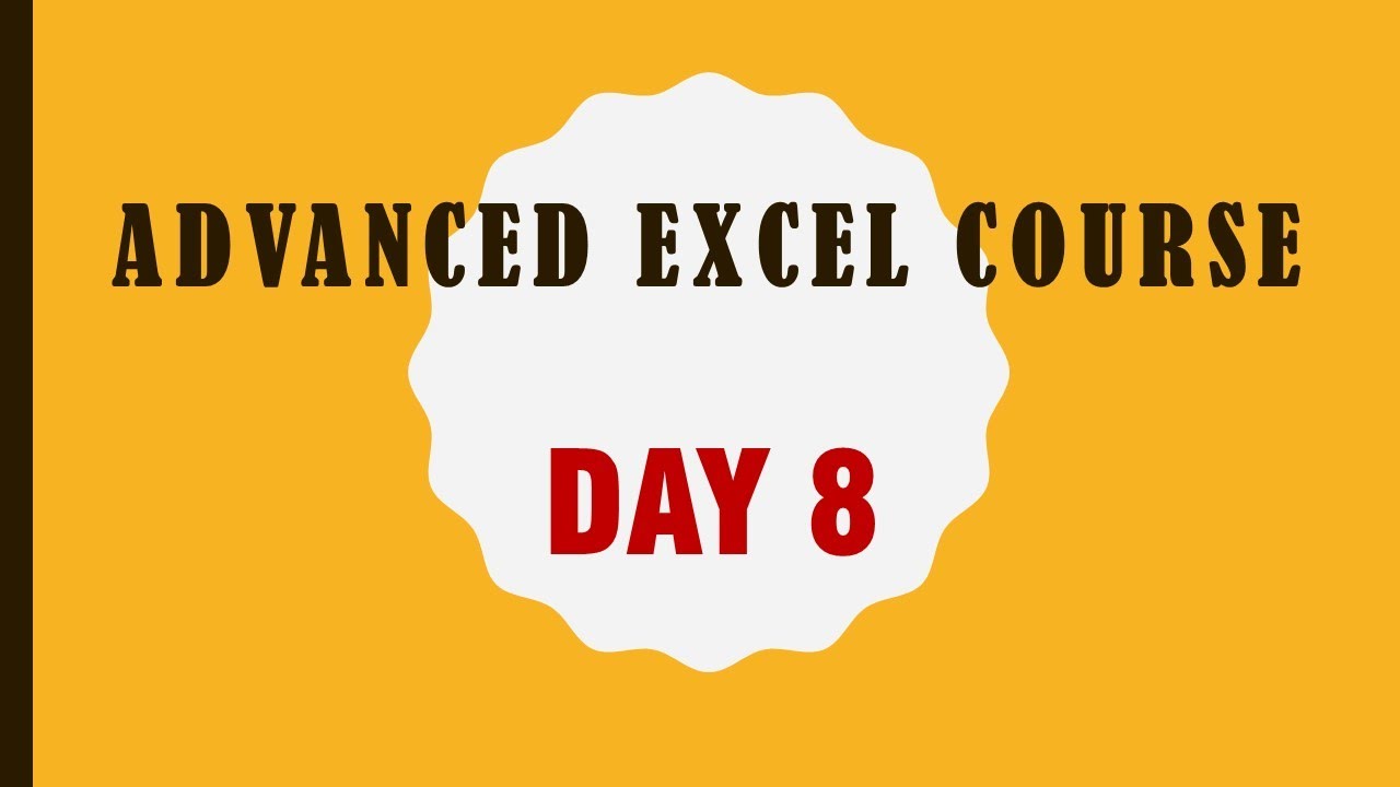 Advanced Excel Day 8 (Link ချိတ်နည်းအမျိုးမျိုး)