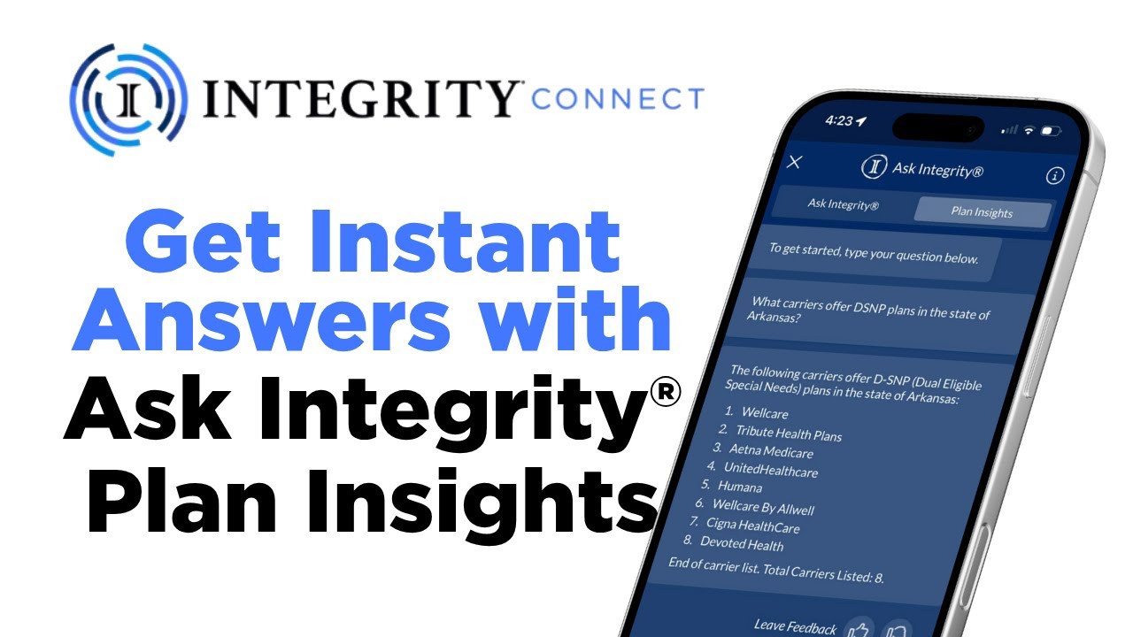 Get Instant Answers for MA/PDP Questions | Ask Integrity® Plan Insights