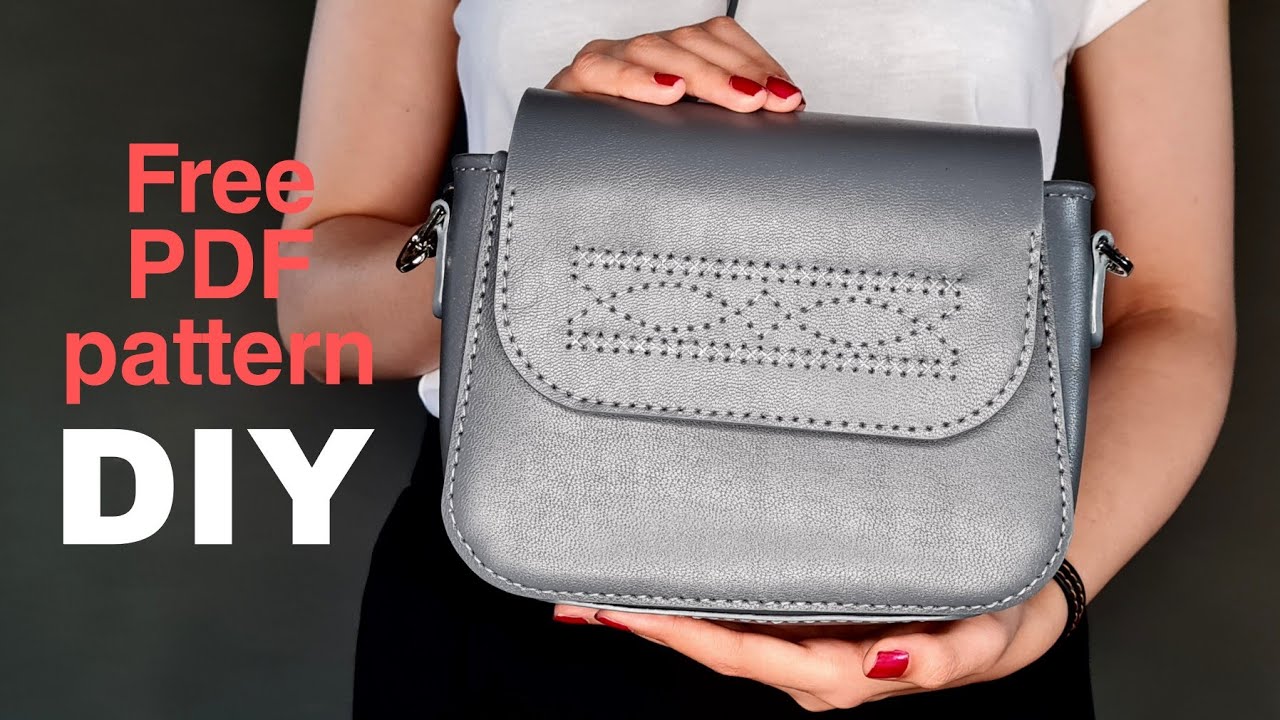 Free pattern⭕️how to make a shoulder bag⭕️الگو رایگان_آموزش کیف رودوشی