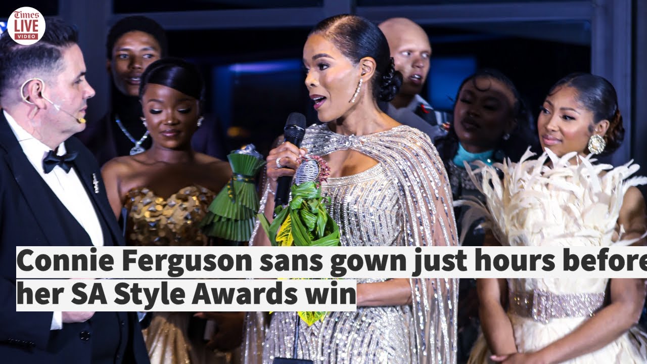 Connie Ferguson  sans gown just hours before her SA Style Awards win