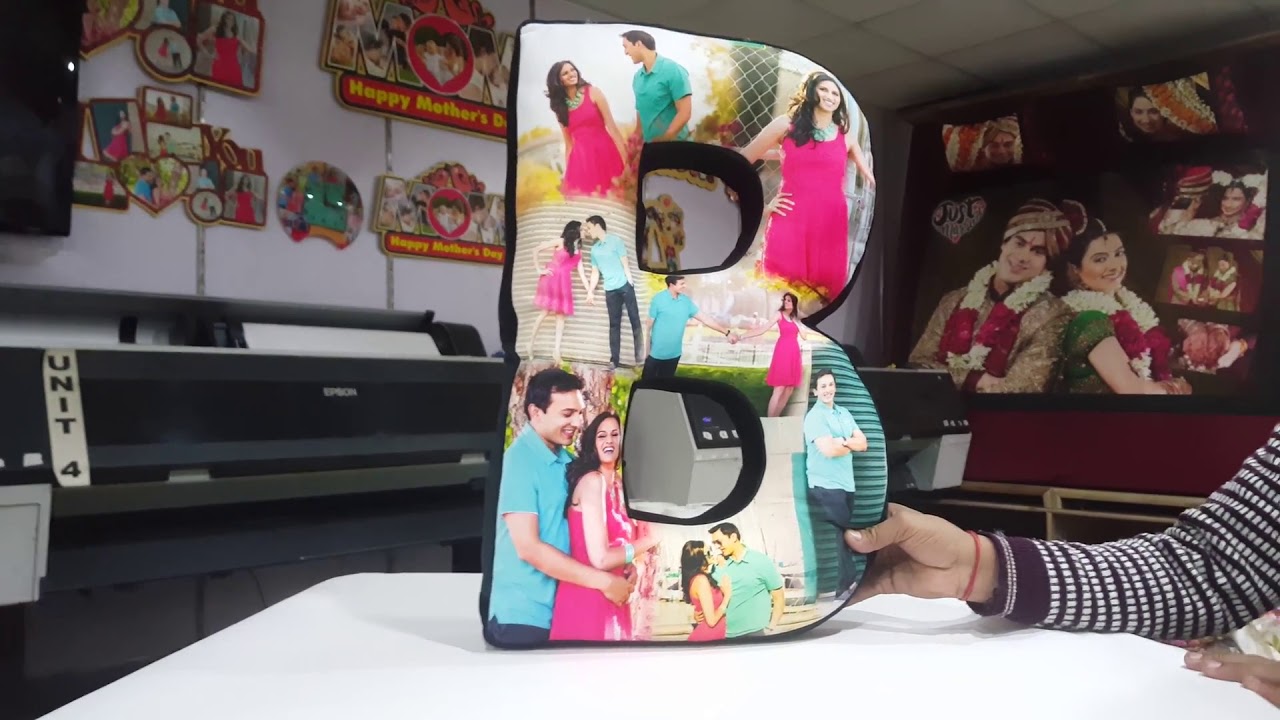 Alphabet Shape Pillow
