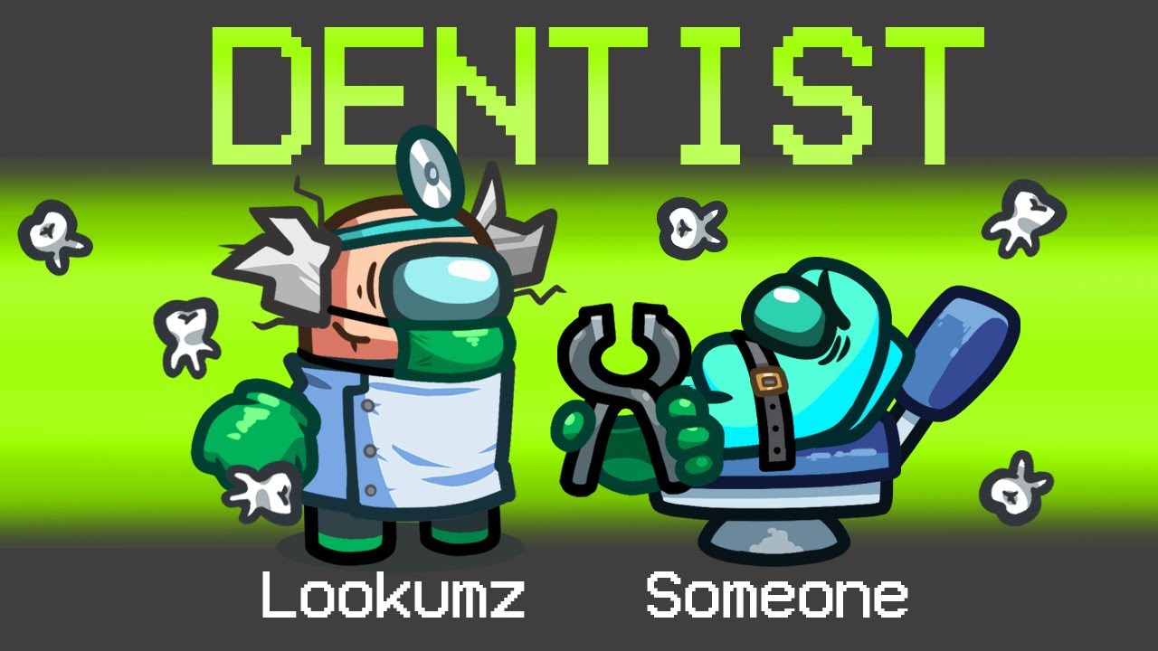 Among us, BUT there's a SCARY DENTIST (among us scary mod)