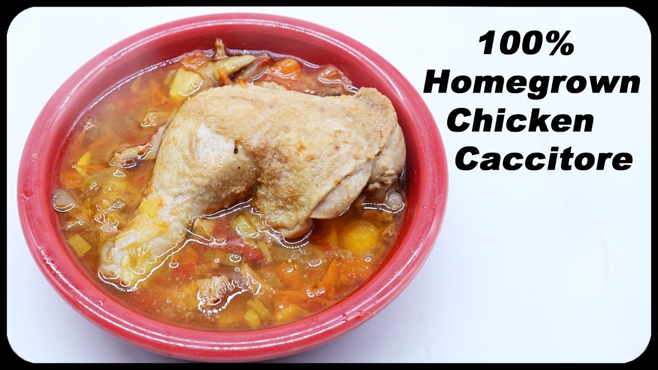 100% Homegrown Chicken Cacciatore | Day 17 Home Harvest Food Challenge - Shawn Woods