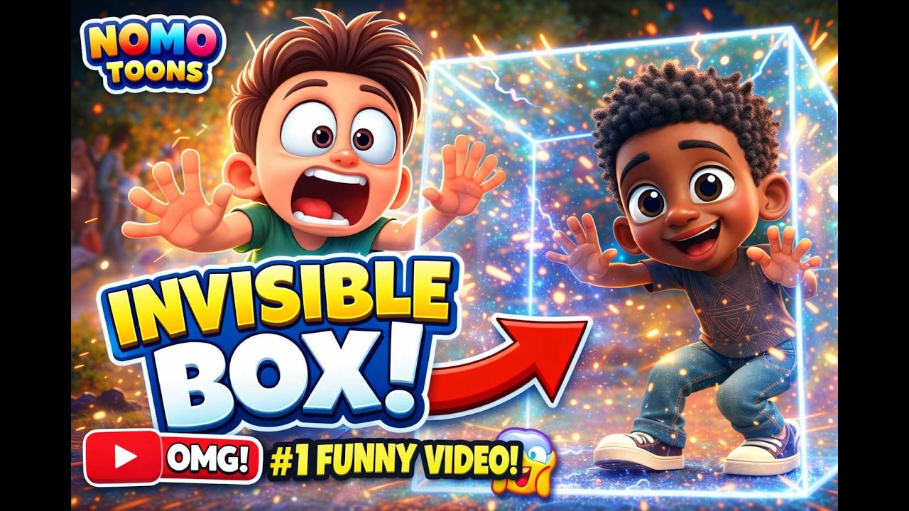Mr Nomo – Invisible Box Adventure 😂 | Funniest Cartoon Challenge