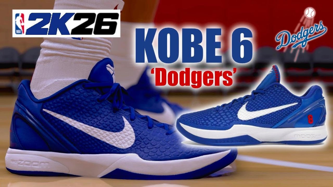 NBA 2K26 Shoe Creator - How to Make Kobe 6 'Dodgers'