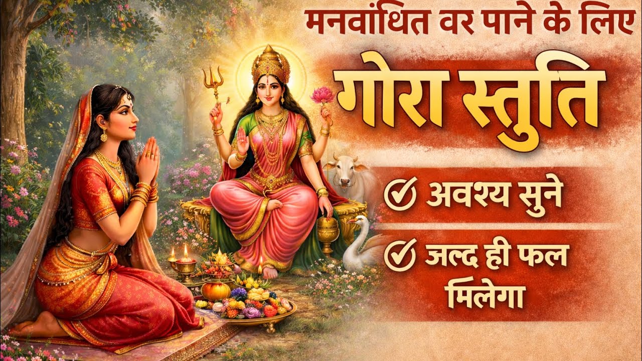 मनवांछित वर पाने के लिए गोरा स्तुति ।। जय जय गिरिराज किशोरी।