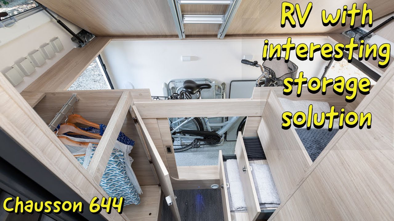Chausson 644 motorhome with great storage solution