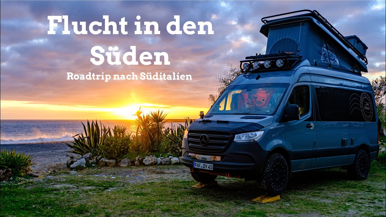 #1 Im Winter gen Süden | Roadtrip mit dem Sprintercampervan