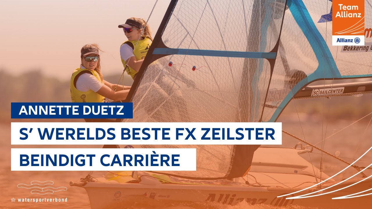 Annette Duetz stopt carrière als beste FX Zeilster ter Wereld