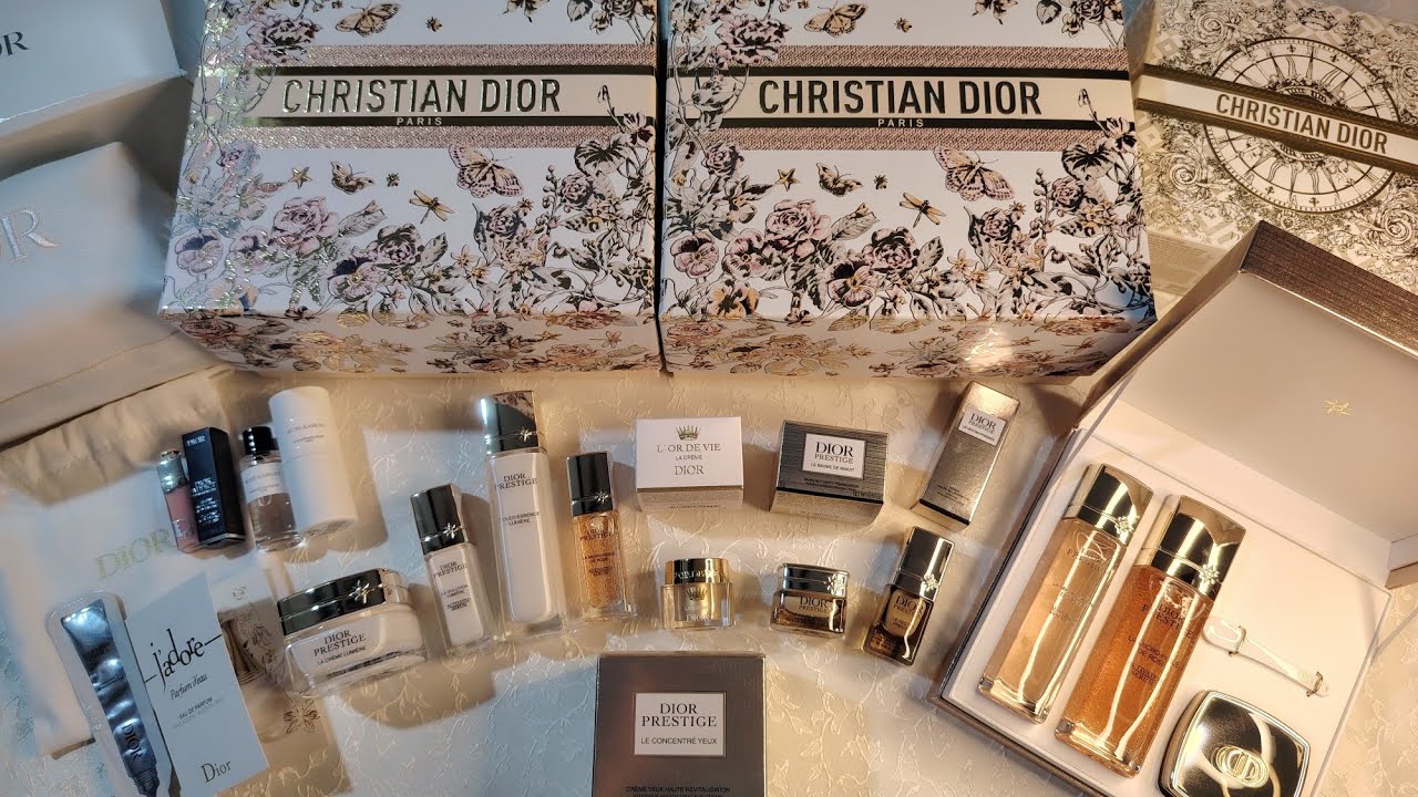 NEW DIOR 2025 MOTHER DAY Double Unboxing ASMR Expensive Prestige No CAPTION Lor de Vie #dior #asmr