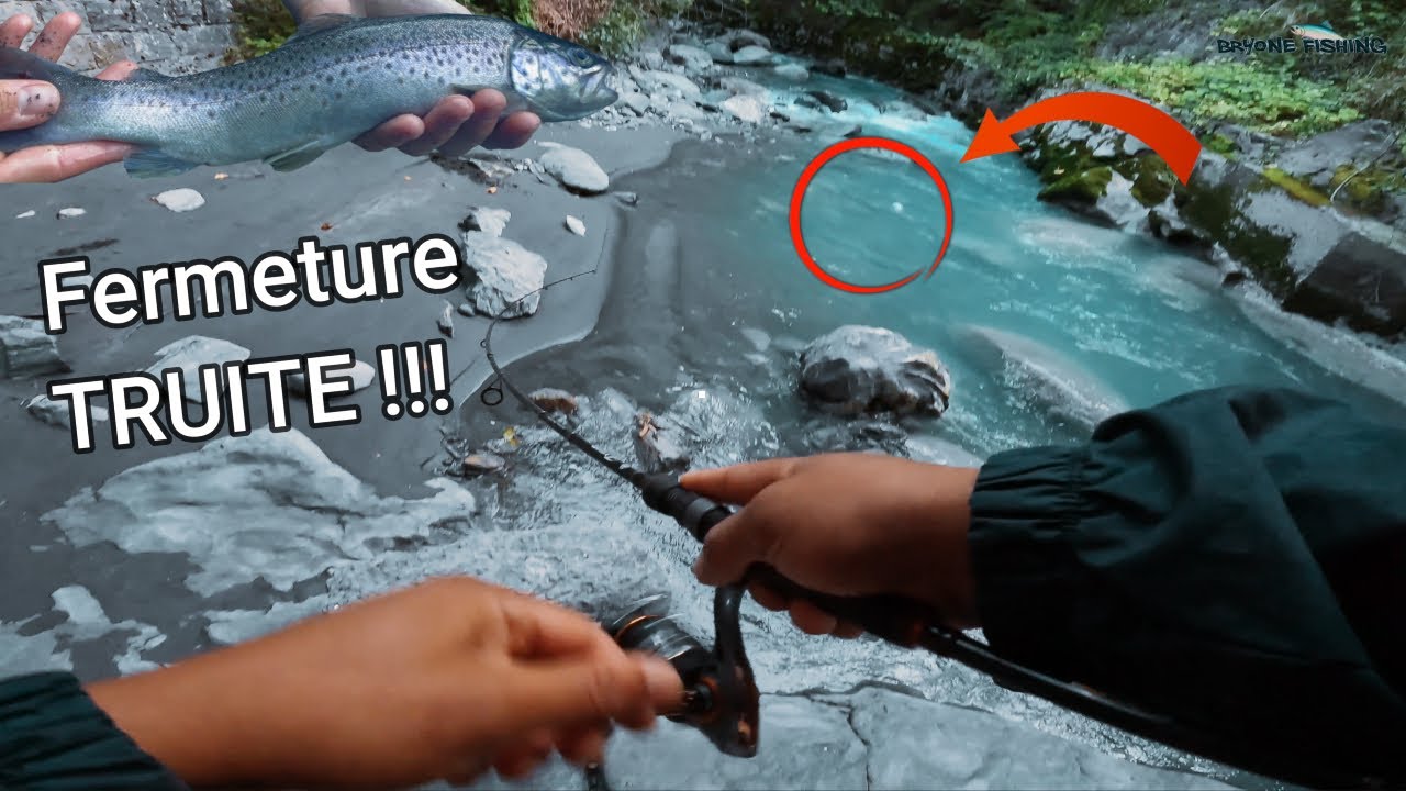 Pêche de la Truite aux leurres dans une eau Turquoise !!! (Fermeture 2023)