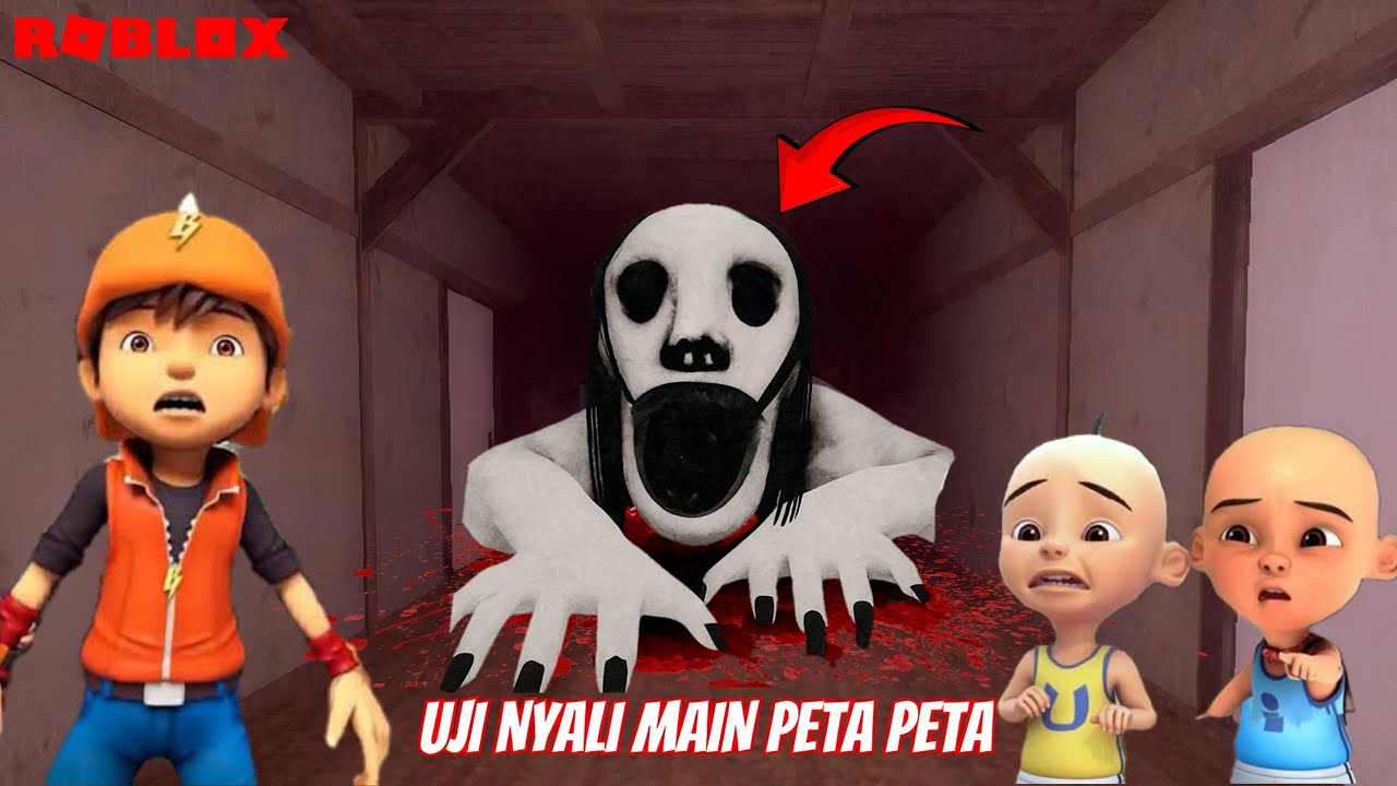 BOBOIBOY DAN UPIN IPIN MAIN PETA PETA HOROR DI ROBLOX?!