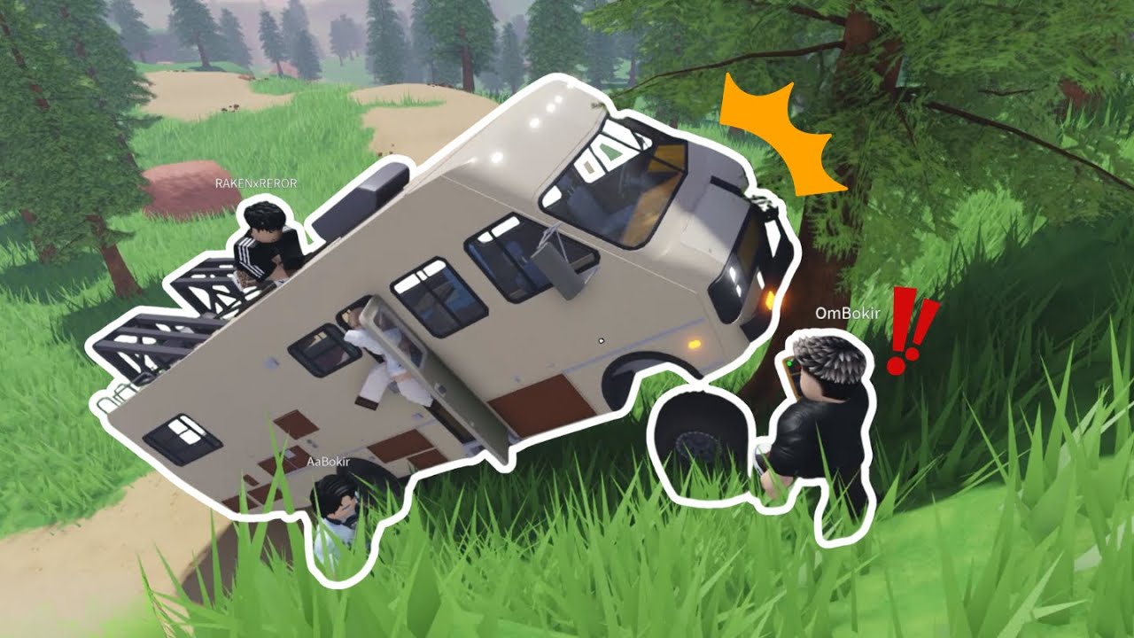 MOBIL RV KITA MENABRAK POHON ‼️ RV Cooked Roblox Indonesia