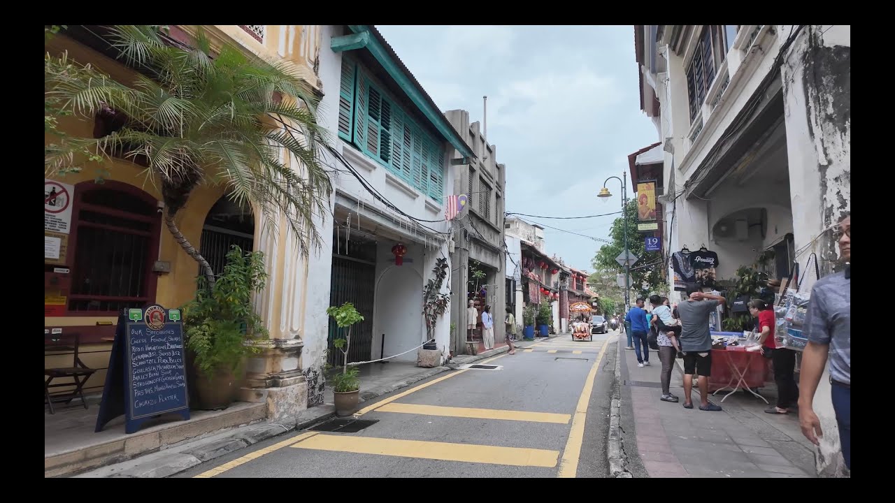【4K】Penang Walk -  George Town(May, 2024) ペナン マレーシア  #vlog #travel #観光