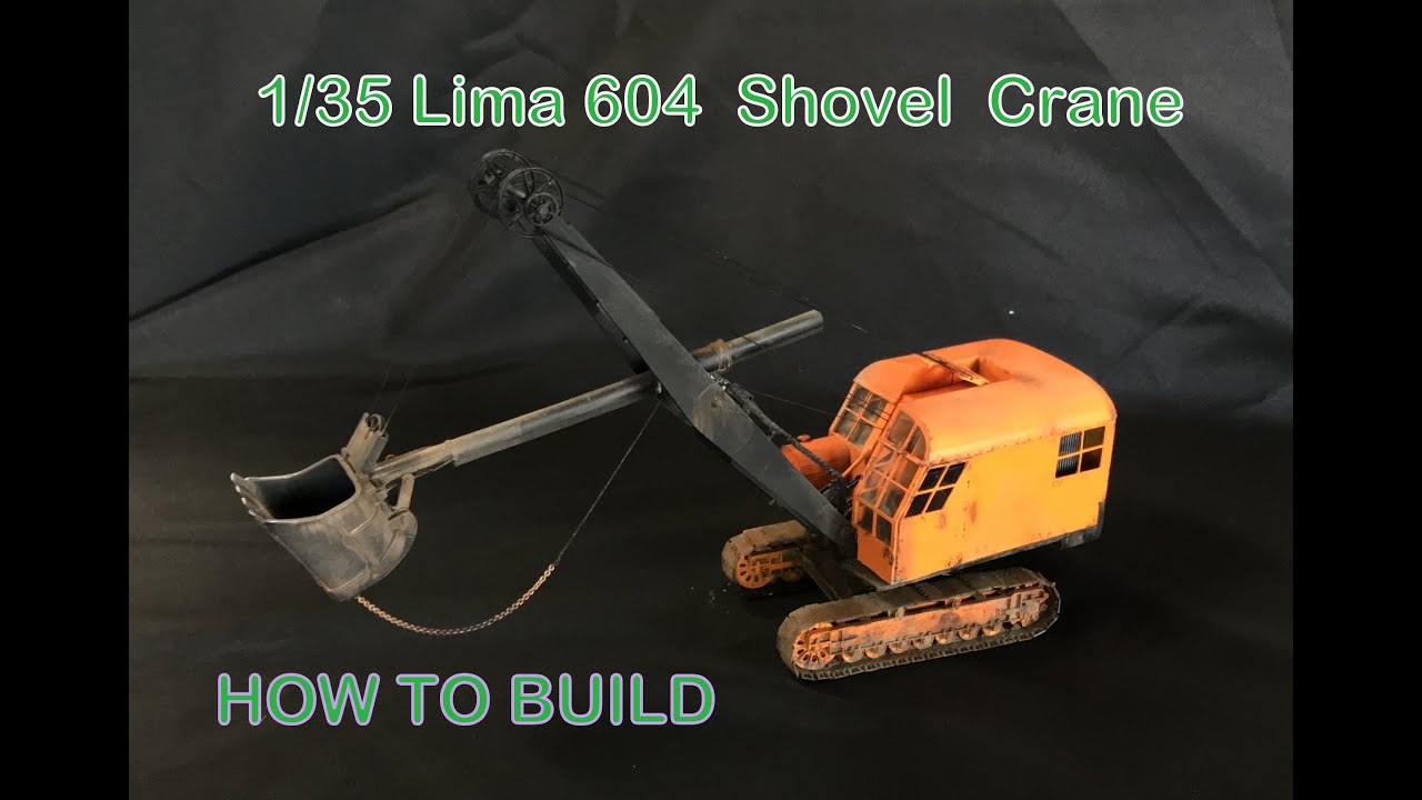 Building the 1/35 MASTER PIECE MODELS LIMA 604 Shovel crane dragline resin kit
