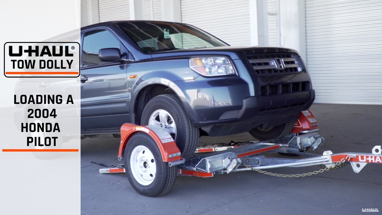 Loading a 2004 Honda Pilot (FWD) On a U-Haul Tow Dolly