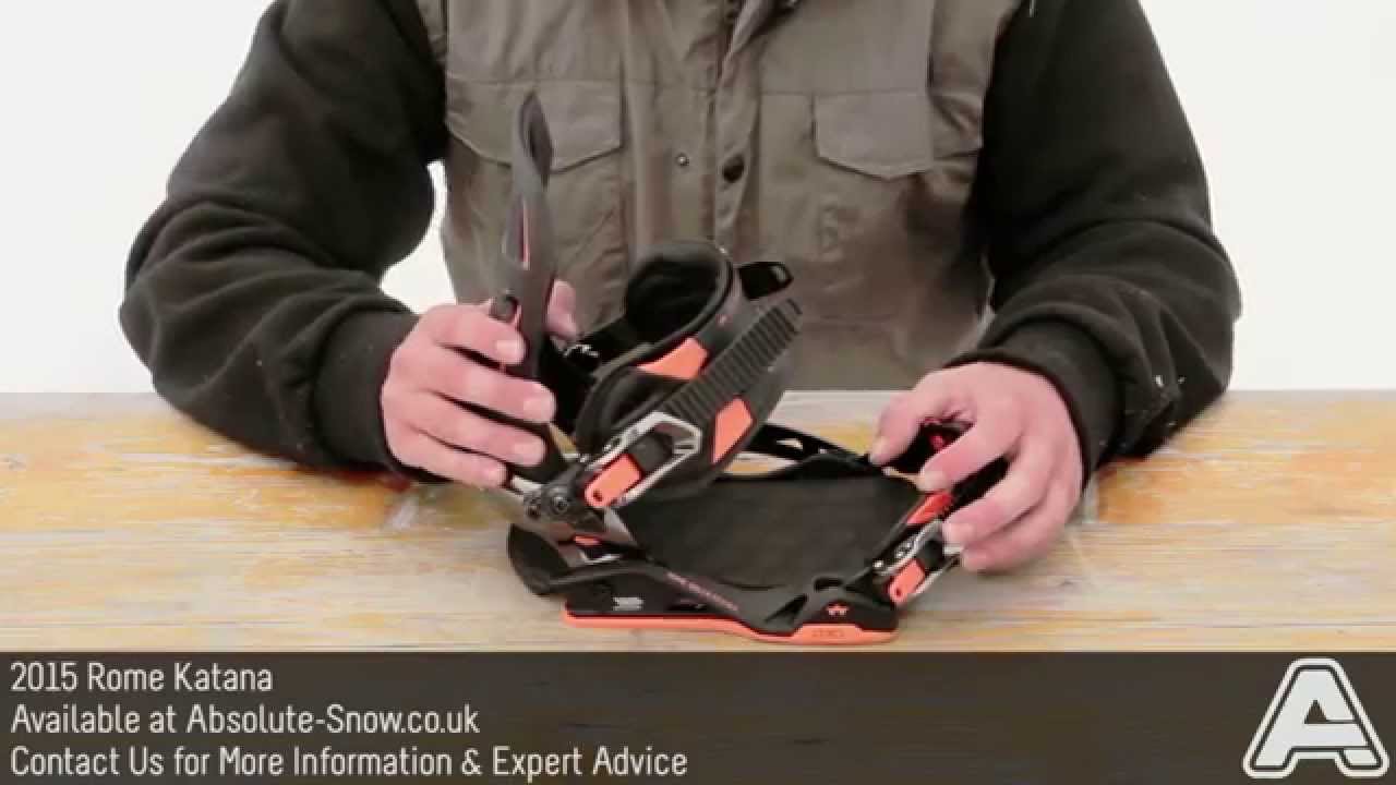 2014 / 2015 | Rome Katana Snowboard Bindings | Video Review