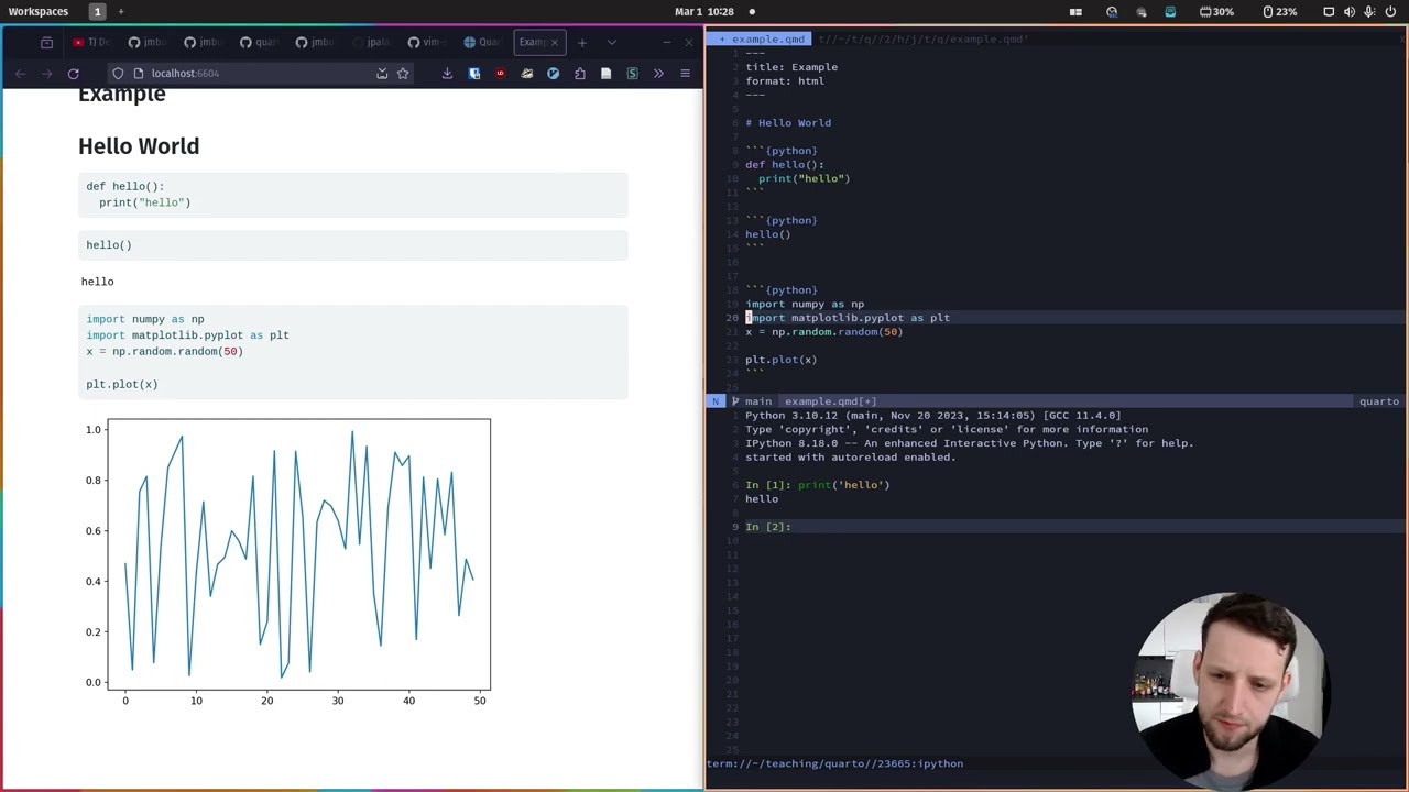 From kickstart.nvim to Data Science in 20 minutes