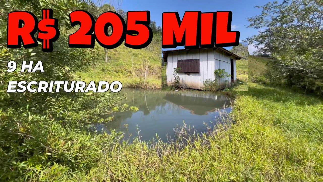 (VENDIDO)SÍTIO COM RIO, MUITA AMORA, QUIOSQUE, GALPÃO, AÇUDES, FIBRA ÓTICA E 9 HA  CARAÁ  R$ 205 MIL