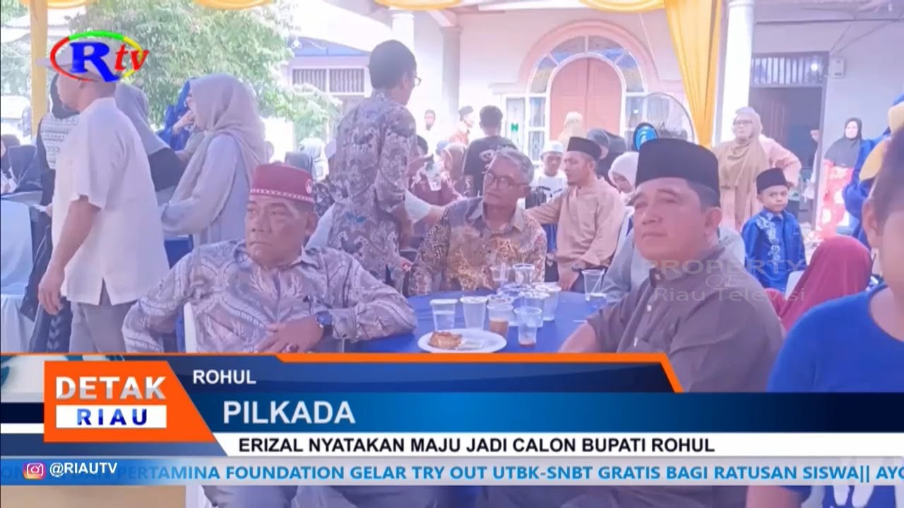 ERIZAL ST NYATAKAN MAJU JADI CALON BUPATI ROHUL