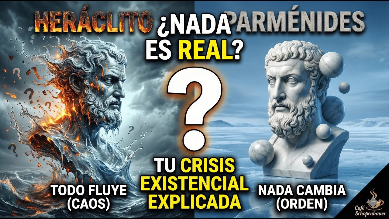 ¿Nada es real? Heráclito vs. Parménides: Tu crisis existencial explicada