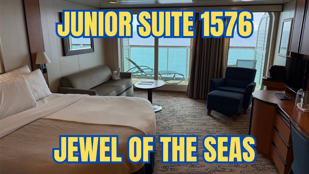 Экскурсия по люксу Junior Suite 1576 на борту Jewel of the Seas | Полная обзорная экскурсия по ка...